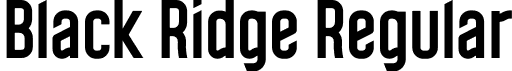 Black Ridge Regular font - BlackRidgeBold.otf