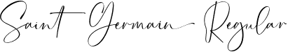 Saint Germain Regular font - SaintGermain-MV8XB.ttf