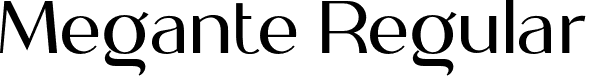 Megante Regular font - megante-font.otf