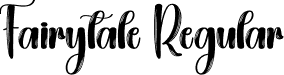 Fairytale Regular font - Fairytale.otf