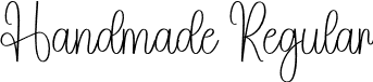 Handmade Regular font - Handmade.otf