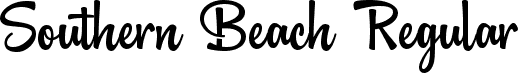 Southern Beach Regular font - southernbeach-mv8mx.ttf