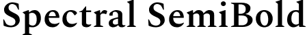 Spectral SemiBold font - Spectral-SemiBold.ttf