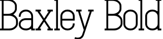 Baxley Bold font - BaxleyBold-MVWBP.ttf