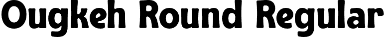 Ougkeh Round Regular font - ougkeh-round.otf