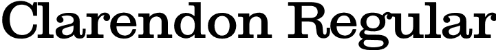 Clarendon Regular font - Clarendon Regular.otf