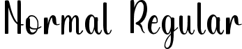 Normal Regular font - Beingnice Regular.ttf