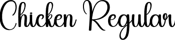 Chicken Regular font - Chicken.otf