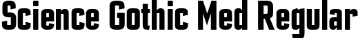 Science Gothic Med Regular font - ScienceGothic-UltCnd.ttf