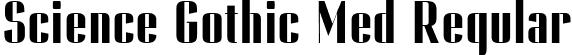 Science Gothic Med Regular font - ScienceGothic-UltCndHiCntr.ttf
