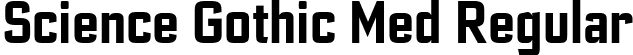 Science Gothic Med Regular font - ScienceGothic-XCnd.ttf