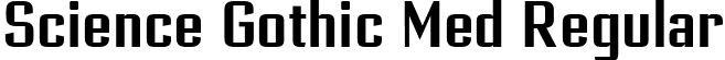 Science Gothic Med Regular font - ScienceGothic-XCndSmCntr.ttf