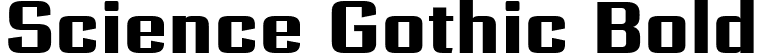 Science Gothic Bold font - ScienceGothic-BoldCndSmCntr.ttf
