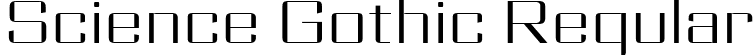 Science Gothic Regular font - ScienceGothic-RegularHiCntr.ttf