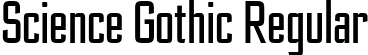 Science Gothic Regular font - ScienceGothic-RegularUltCnd.ttf