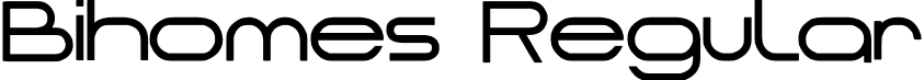 Bihomes Regular font - bihomes-regular.otf