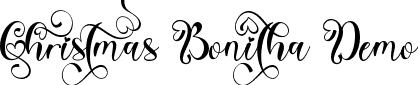 Christmas Bonitha Demo font - Christmas Bonitha TTF Demo.ttf