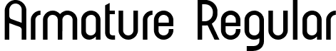 Armature Regular font - Armature-Regular.ttf