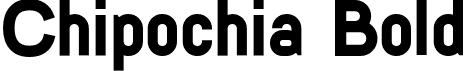 Chipochia Bold font - Chipochia-Bold.otf