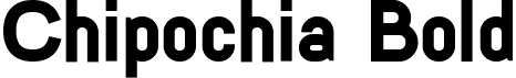 Chipochia Bold font - Chipochia-Bold.ttf