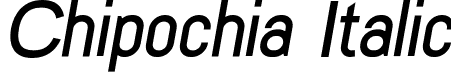 Chipochia Italic font - Chipochia-Italic.otf