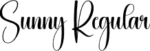 Sunny Regular font - Sunny.otf