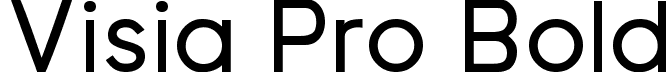 Visia Pro Bold font - VisiaPro-Bold.ttf