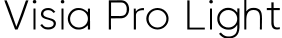 Visia Pro Light font - VisiaPro-Light.otf