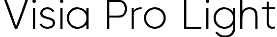 Visia Pro Light font - VisiaPro-Light.ttf