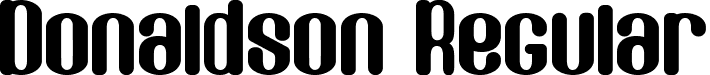 Donaldson Regular font - Donaldson-4B87x.ttf