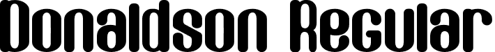 Donaldson Regular font - Donaldson-ow2ga.otf