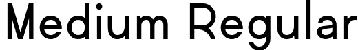 Medium Regular font - Regime-Medium.ttf