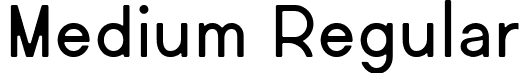 Medium Regular font - RegimeRound-MediumRound.ttf