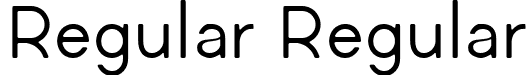 Regular Regular font - RegimeRound-RegularRound.ttf