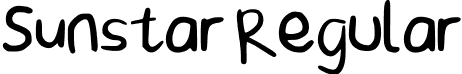 Sunstar Regular font - Sunstar-Regular.otf