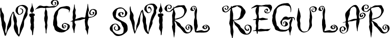 Witch Swirl Regular font - Witch-Swirl-Demo.otf