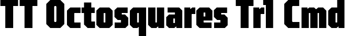 TT Octosquares Trl Cmd font - TT-Octosquares-Trial-Compressed-Black.ttf