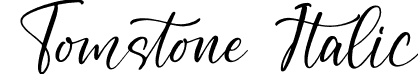 Tomstone Italic font - Tomstone-Italic.otf