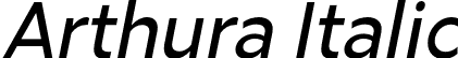 Arthura Italic font - Arthura-Italic.otf