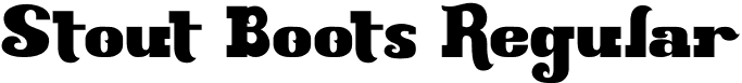 Stout Boots Regular font - Stout Boots Regular.otf