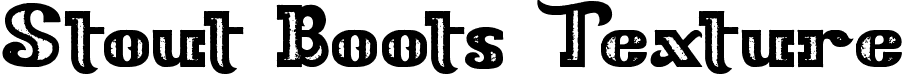 Stout Boots Texture font - Stoutboots Texture.ttf