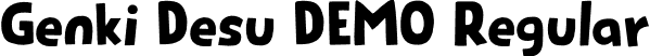 Genki Desu DEMO Regular font - GenkiDesuDemoRegular-eZwD6.otf