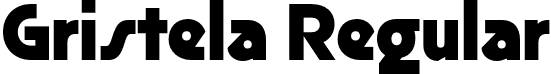 Gristela Regular font - gristela.otf