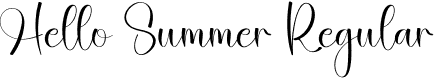 Hello Summer Regular font - Hello-Summer.otf