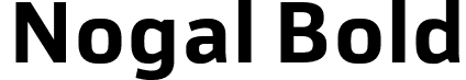 Nogal Bold font - 11-Nogal-Bd.otf