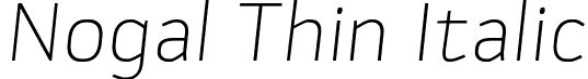 Nogal Thin Italic font - 02-Nogal-ThinIt.otf