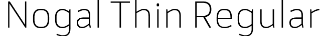 Nogal Thin Regular font - 01-Nogal-Thin.otf