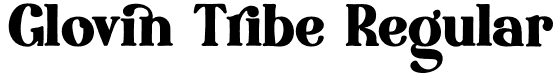 Glovin Tribe Regular font - GlovinTribe.otf