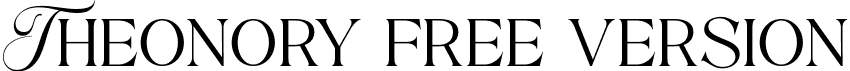 Theonory free version font - TheonoryFreeVersionRegular-gxg03.ttf