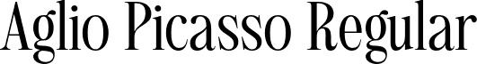 Aglio Picasso Regular font - agliopicasso-ogor4.otf